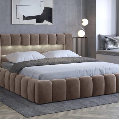 Lamica Upholstered Bed With Container 180×200