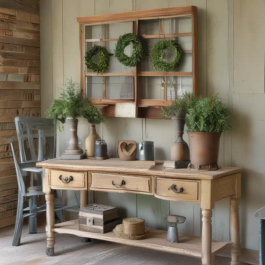 Add Farmhouse Charm with Repurposed Furniture