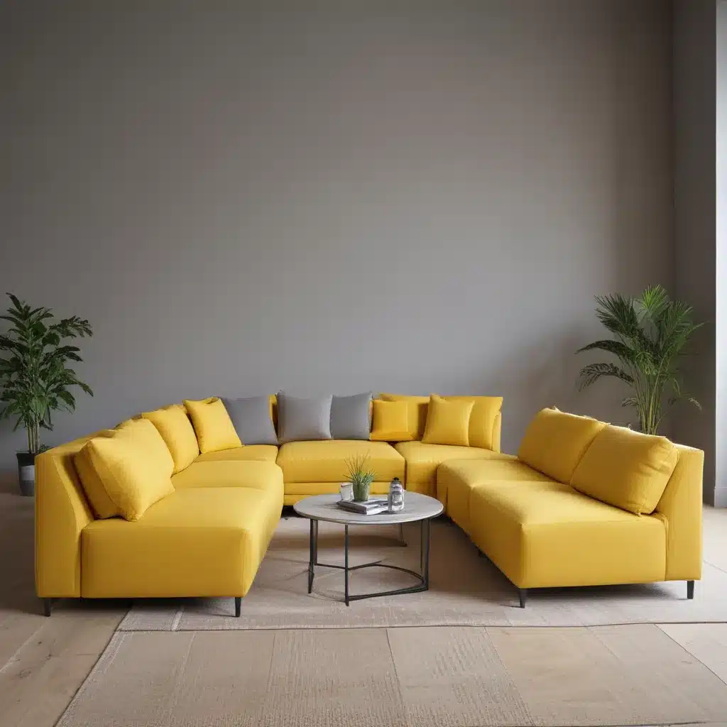 All About Angles: Playing with Shape in Modular Sofas