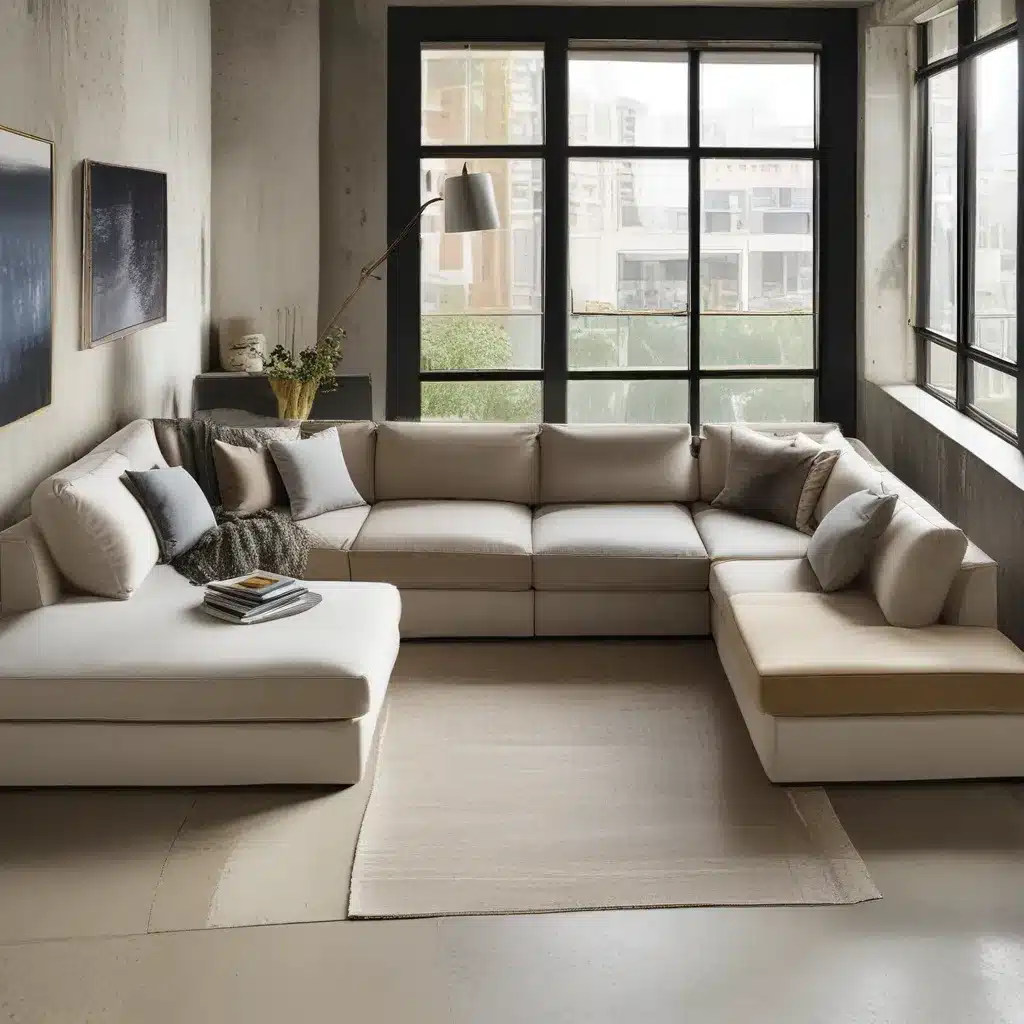 Asymmetric Shapes Define Modern Sectional Styles