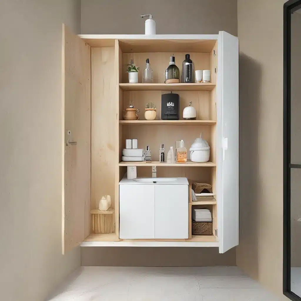 Bathroom Storage for Micro Apartments