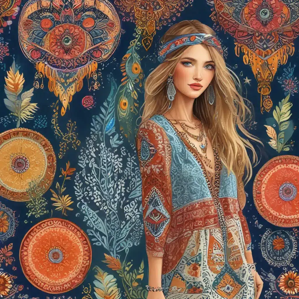 Boho Chic Pattern Mixing for Free Spirits