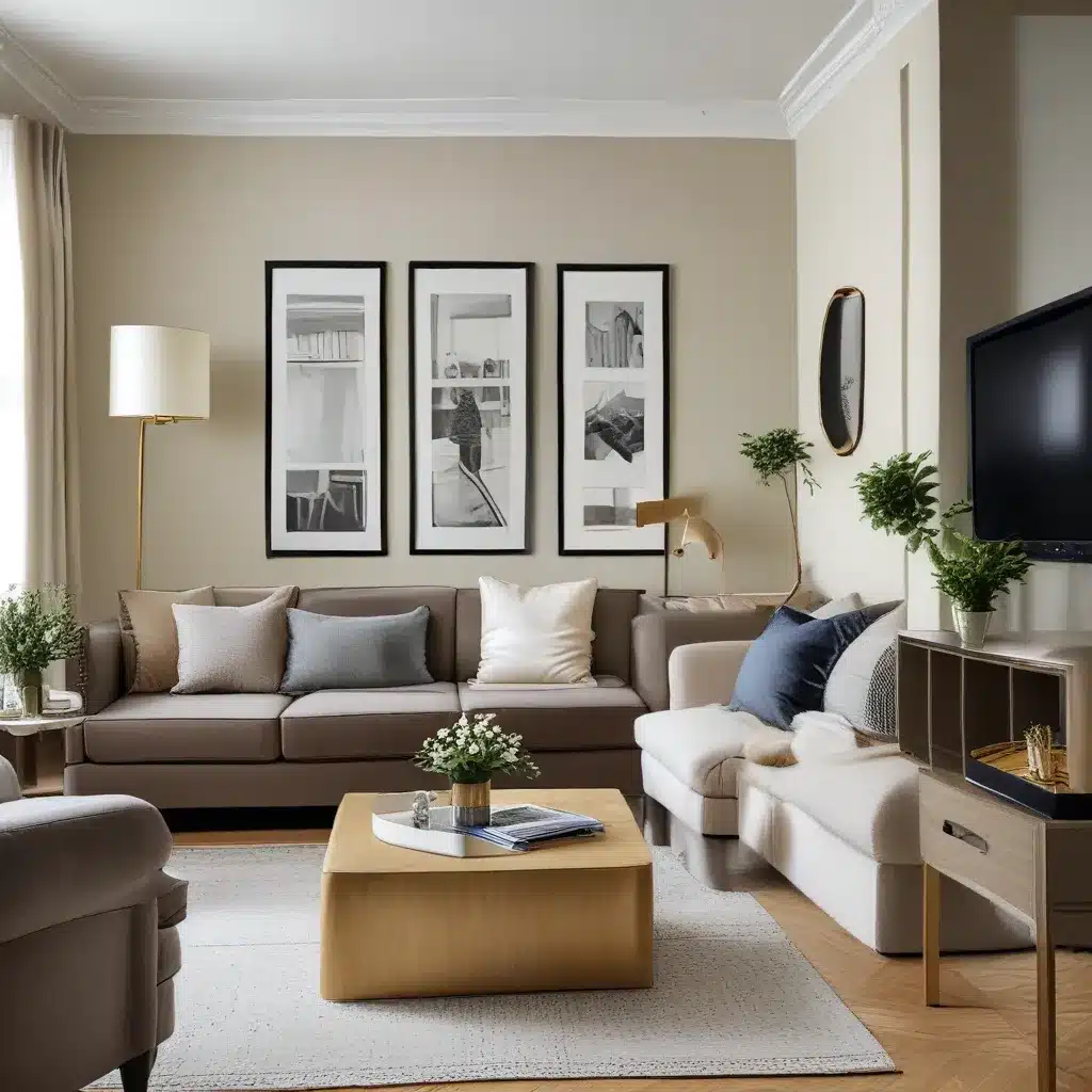 Bring Hotel Style into Your Compact Living Room