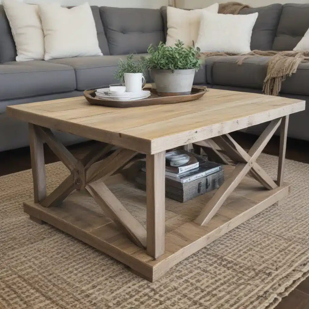 Build a Rustic X-Base Coffee Table from Scratch