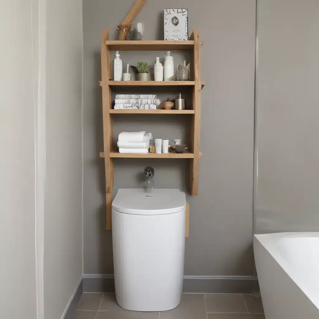 Clever Bathroom Storage for Oddly Shaped Spaces