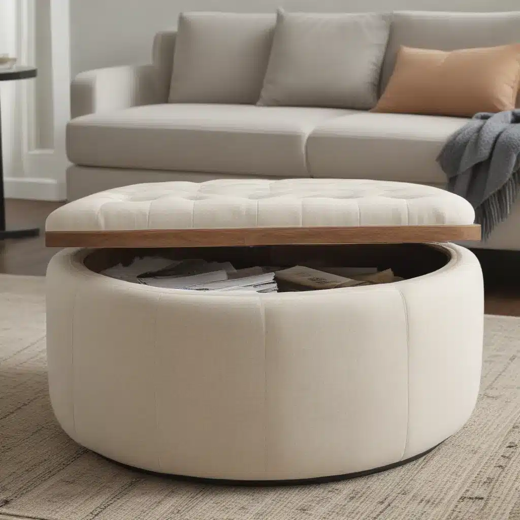 Clever Ottoman Storage for Clutter-Free Style