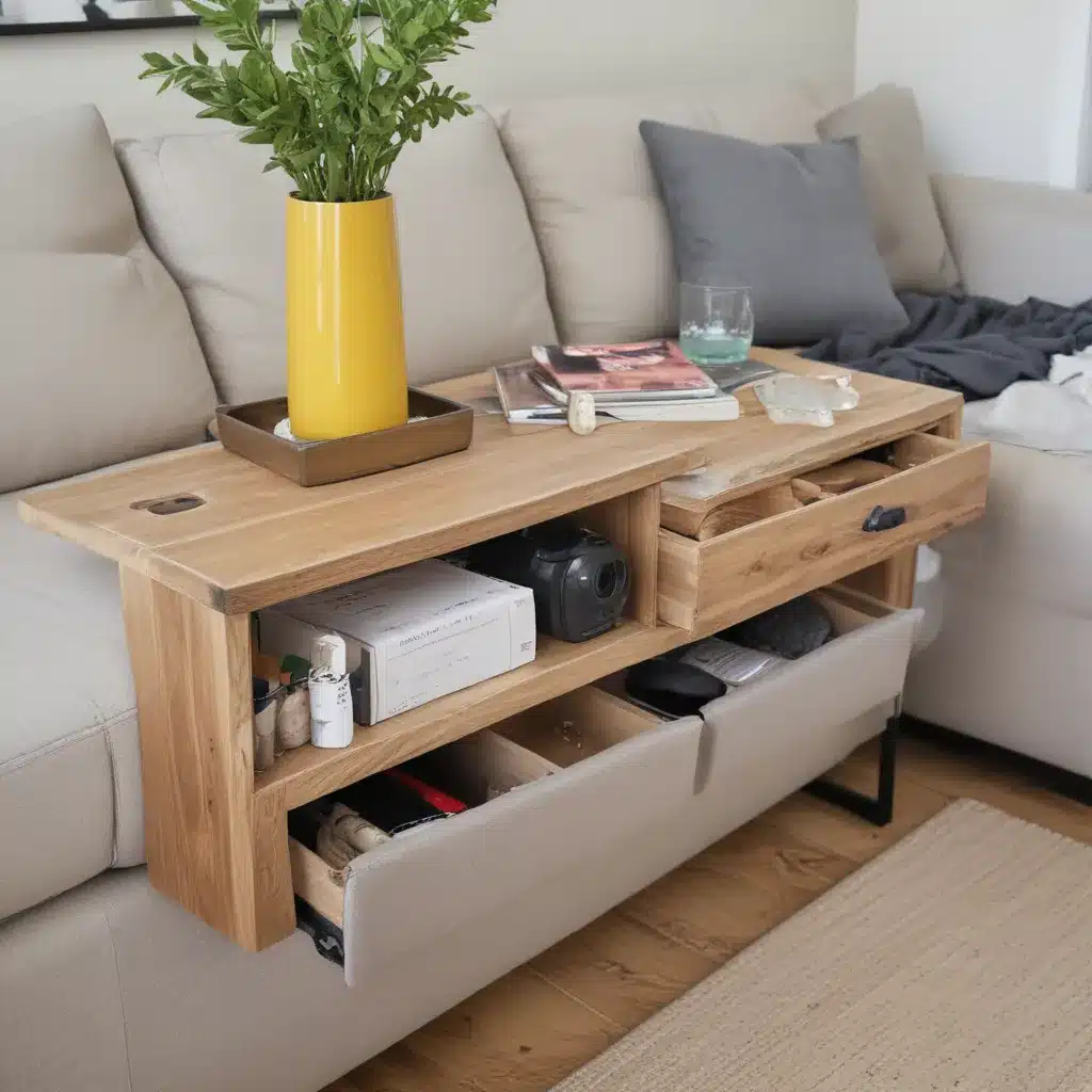 Clever Solutions for Sofa Accessory Storage