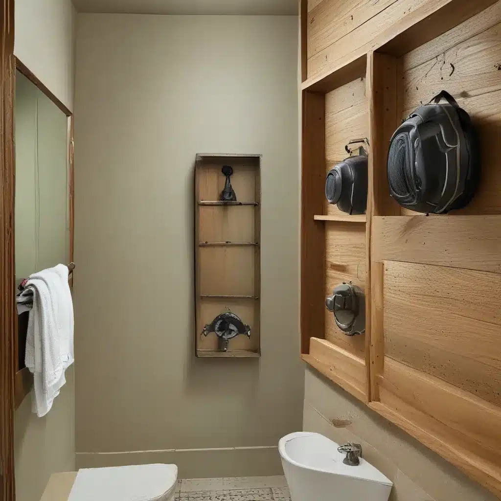 Clever Wall Storage for Wet Gear in Powder Rooms