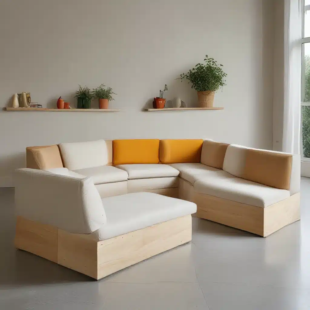 Cleverly Designed Modular Seating for Small Spaces