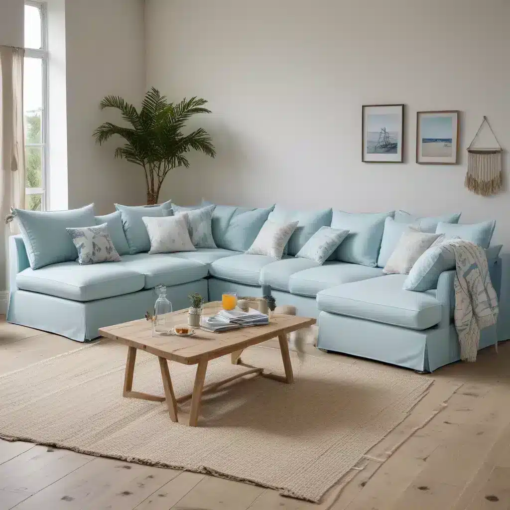 Coastal Cool – Corner Sofa Beds in Relaxed, Beachy Fabrics
