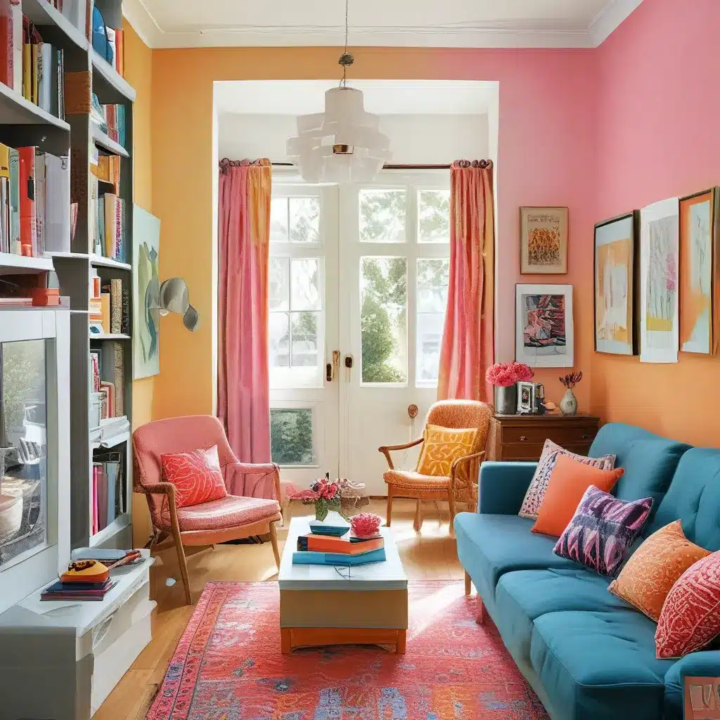 Colorful Living with Less Square Footage