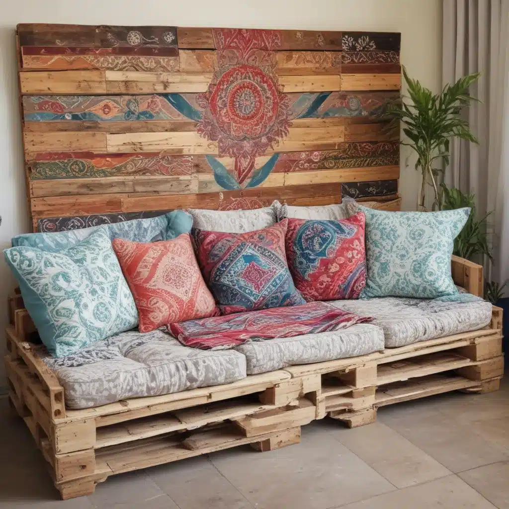 Construct a Bohemian Chic Sofa from Pallets