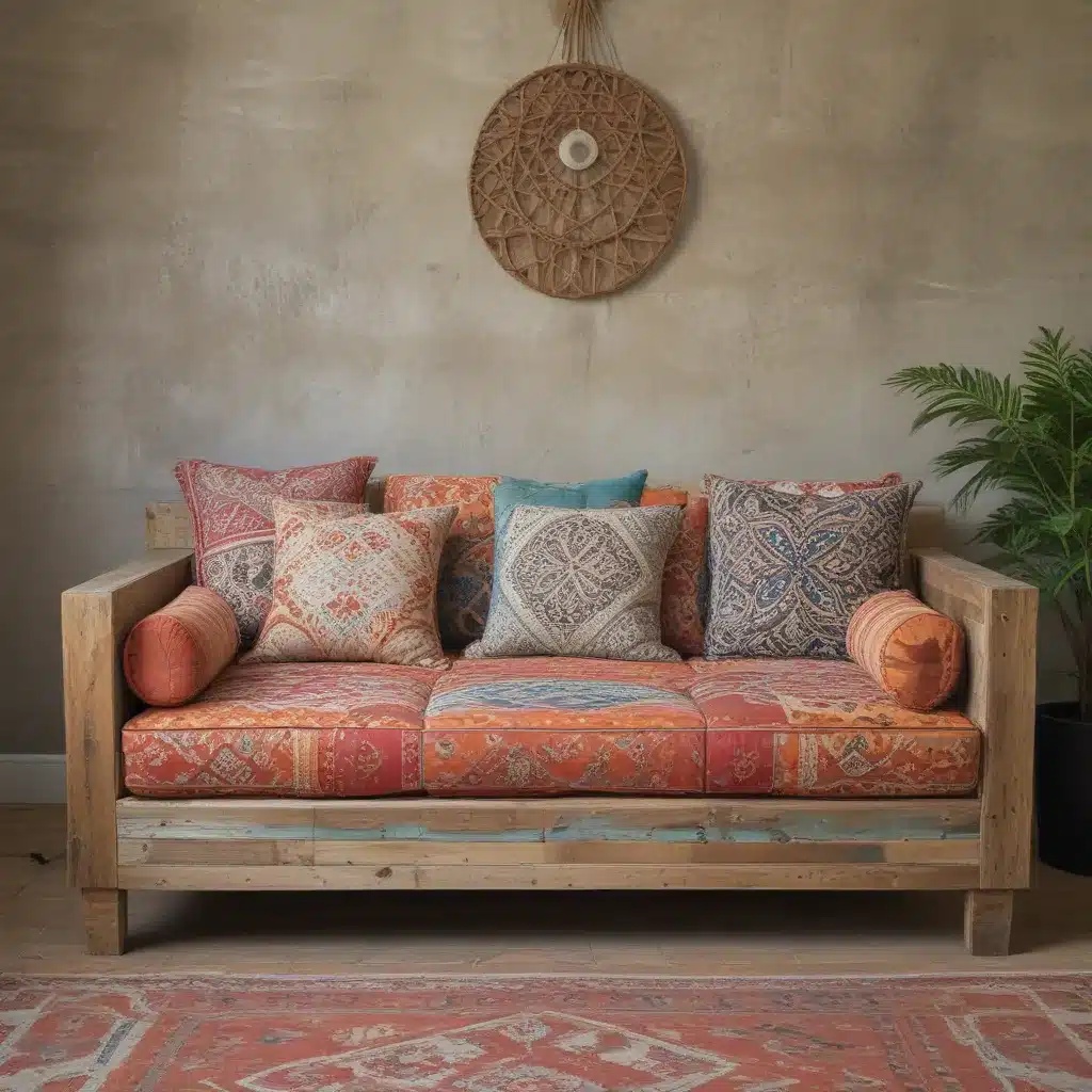 Construct a Bohemian Chic Sofa from Reclaimed Wood