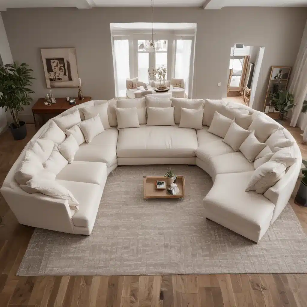 Custom U-Shaped Sofas Cuddle You in Comfort