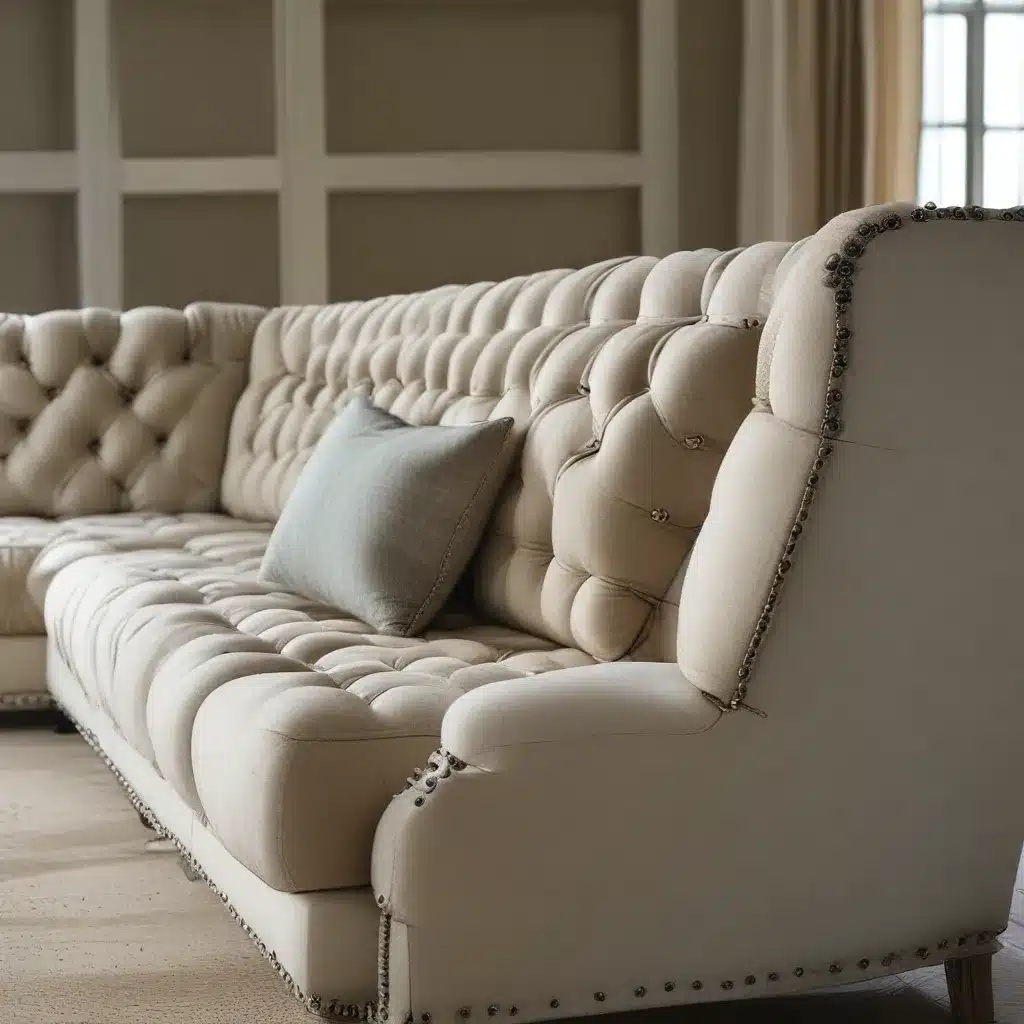Elevate Your Custom Sofa with Tufting and Nailheads