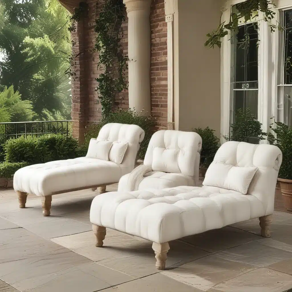 Extend Your Seating with Matching Chaises and Benches