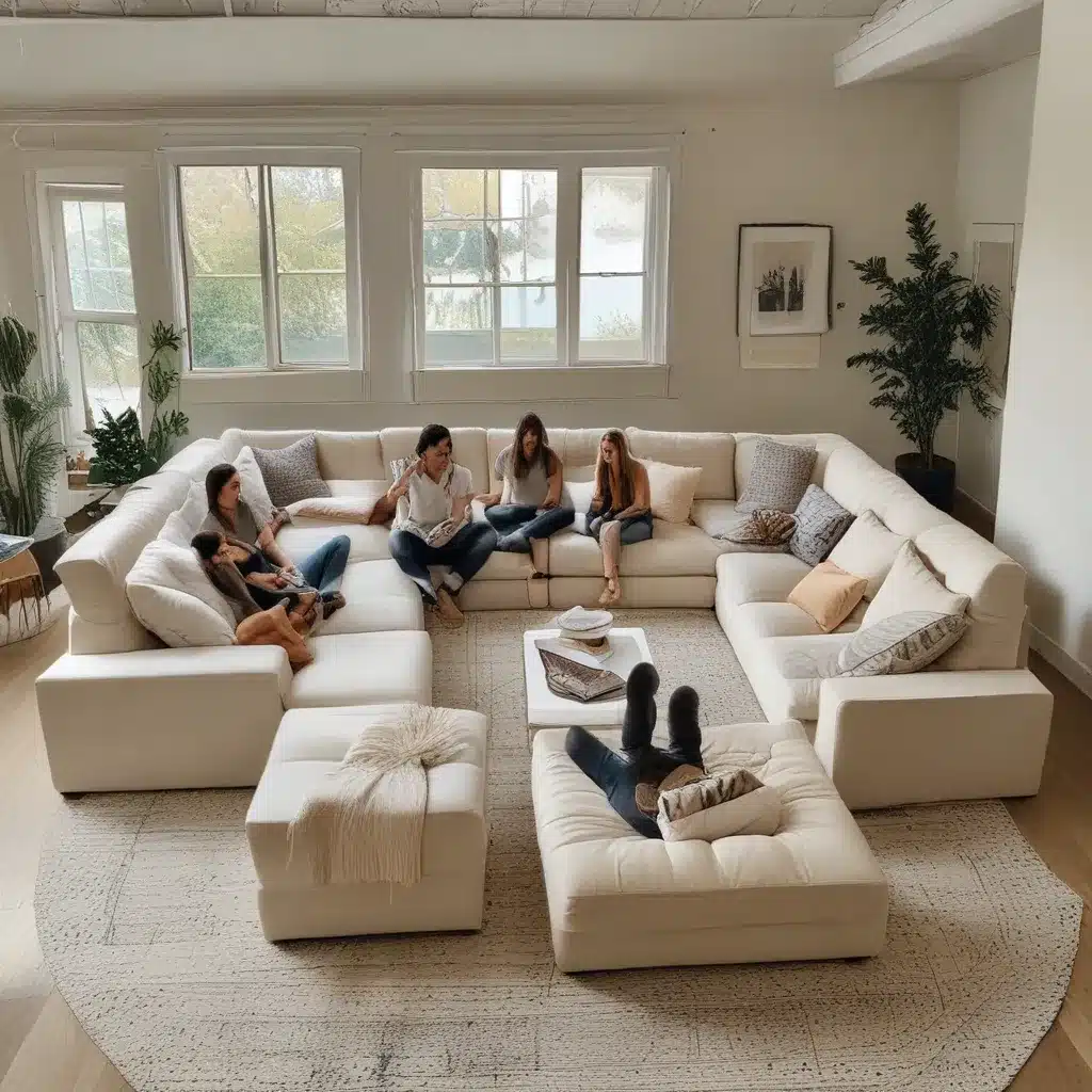 Fit the Whole Gang on a U Shaped Couch