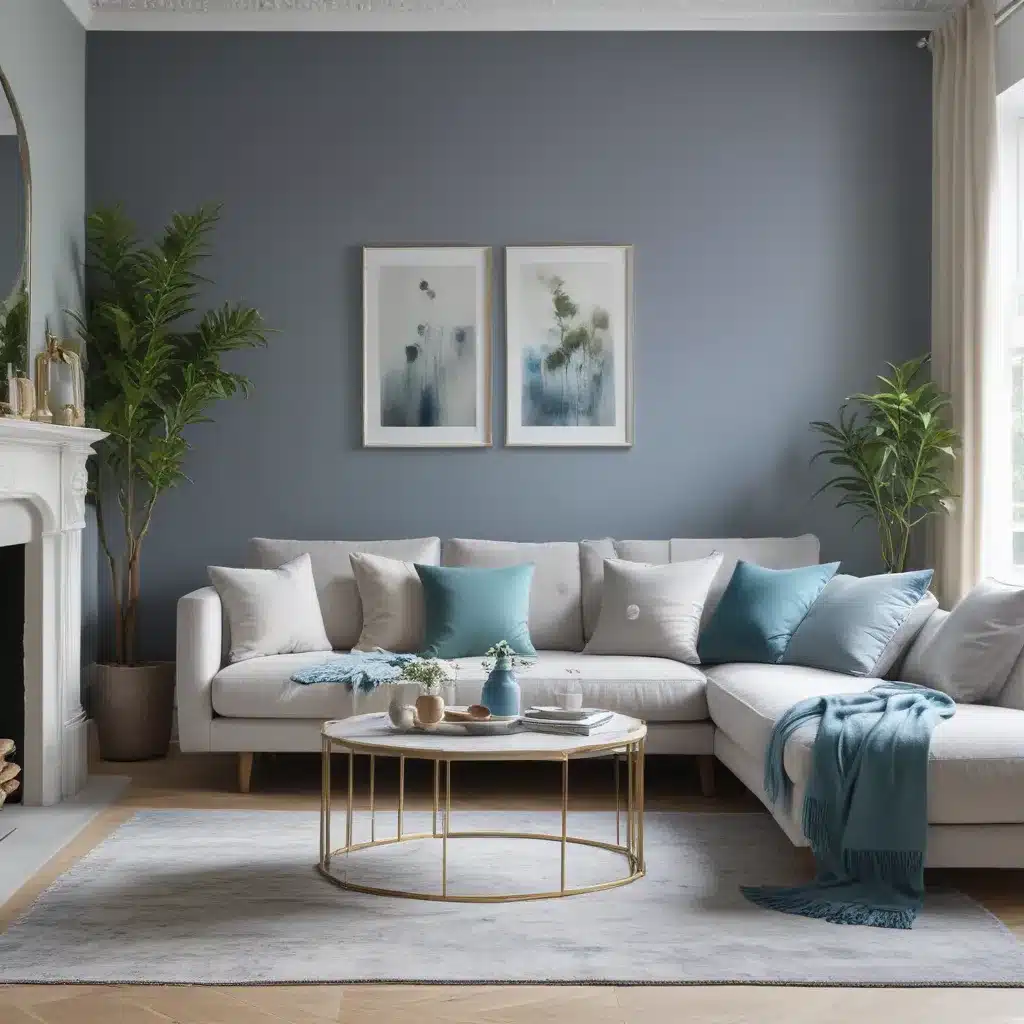 Freshen Up Your Living Room for Summer with Cool Tones