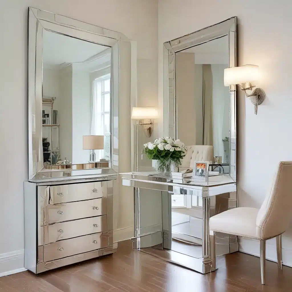 Gaining Square Footage with Mirrored Furniture