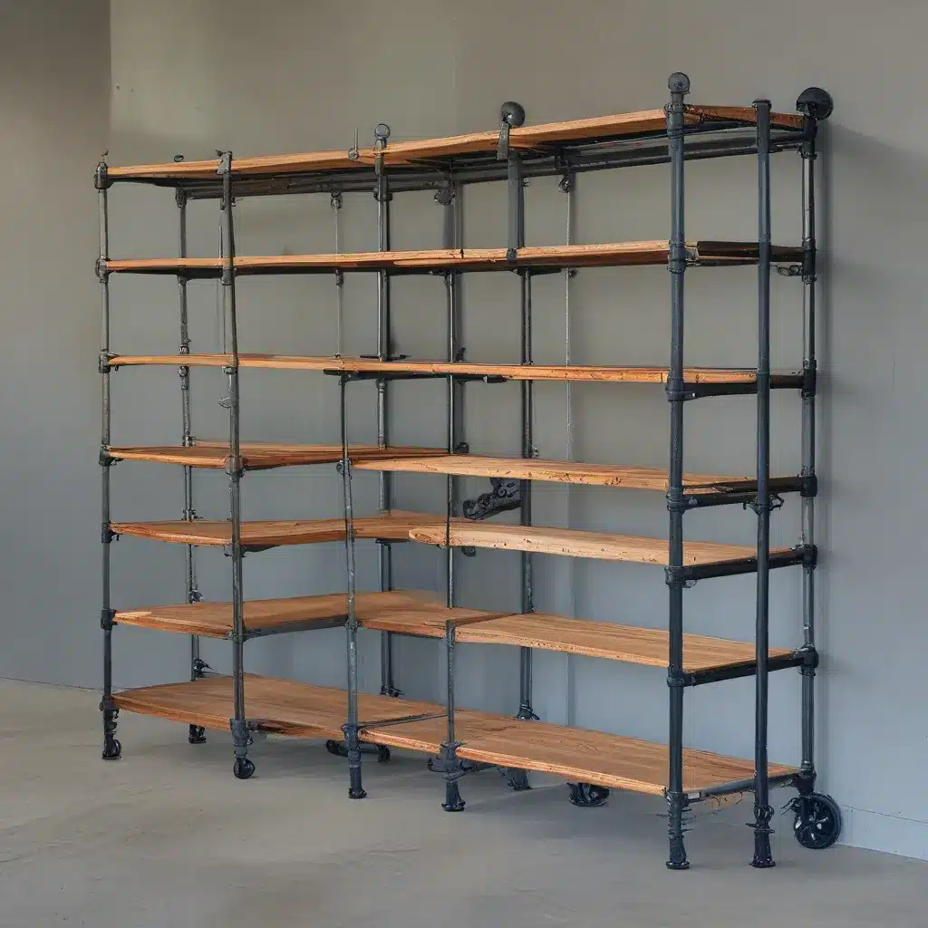 Get Industrial With PIPE Shelving Systems