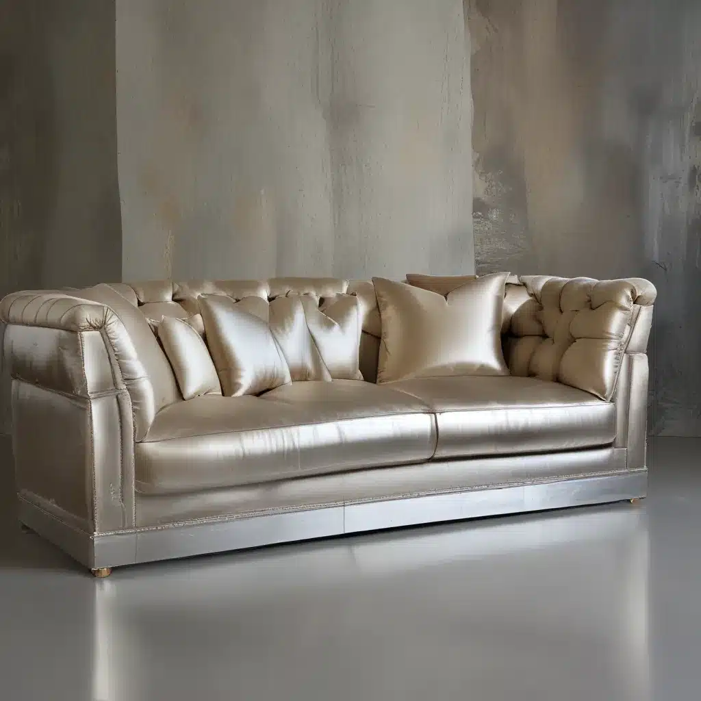 Glamorous Metallics Infuse Modern Sofas With Elegance