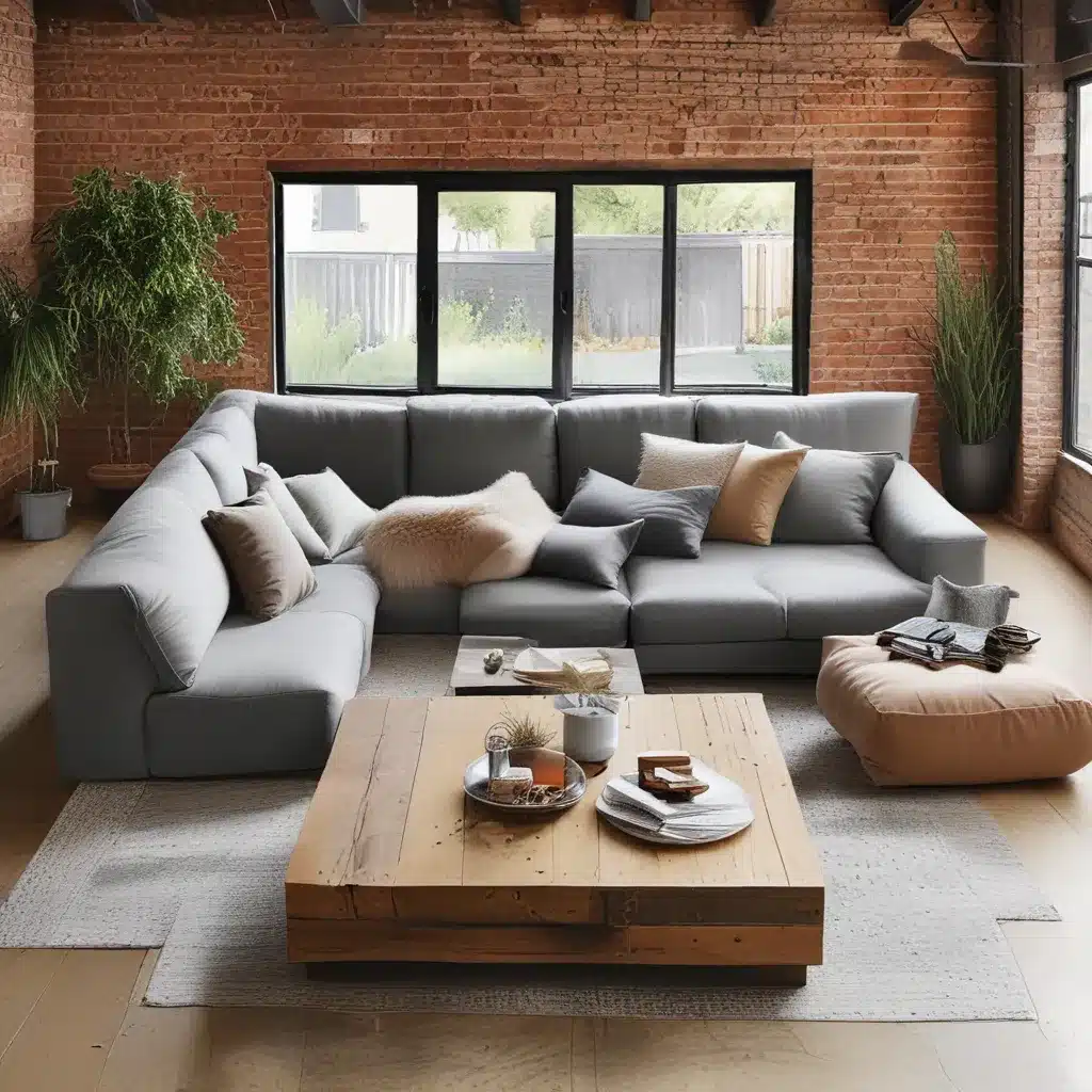 Go Big: Oversized and Sectional Seating
