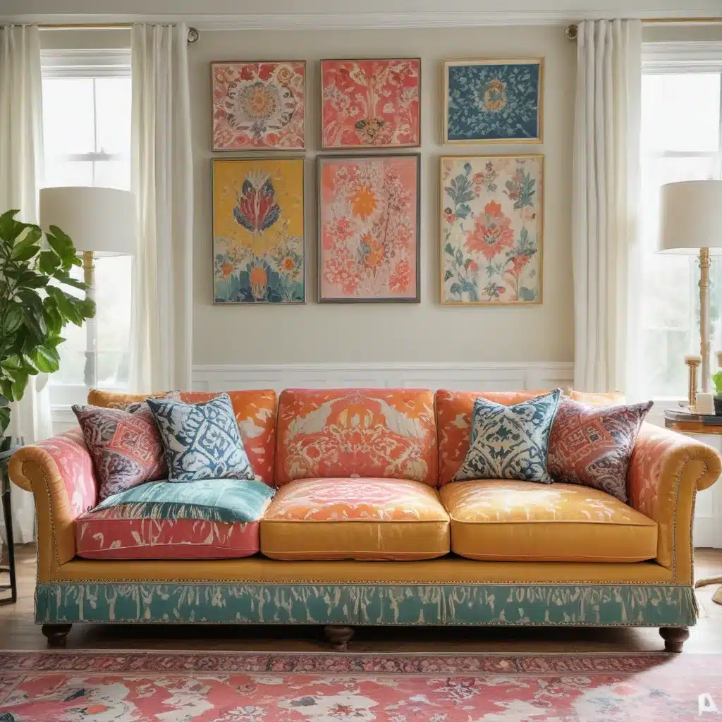 Go Bold! Pick Vibrant Colors And Patterns For Your Custom Sofa