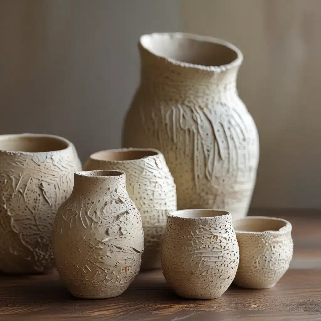 Handcrafted Pottery for Organic Texture