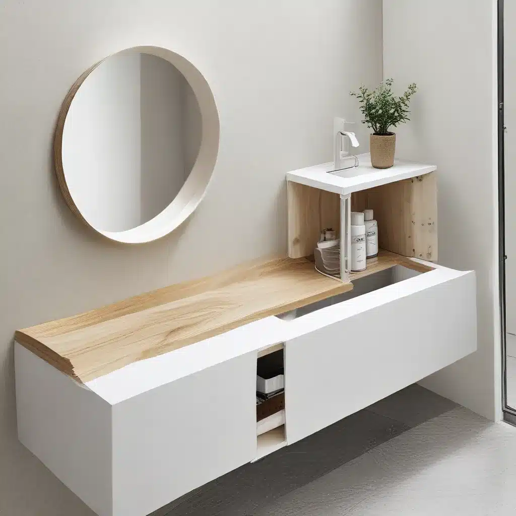 Hidden Storage for Minimalist Bathrooms