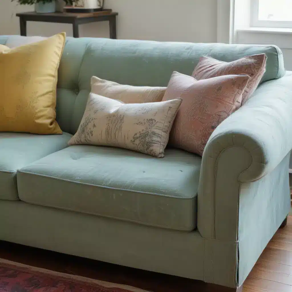 Hide Stains with Overdyed, Vintage-Inspired Fabrics