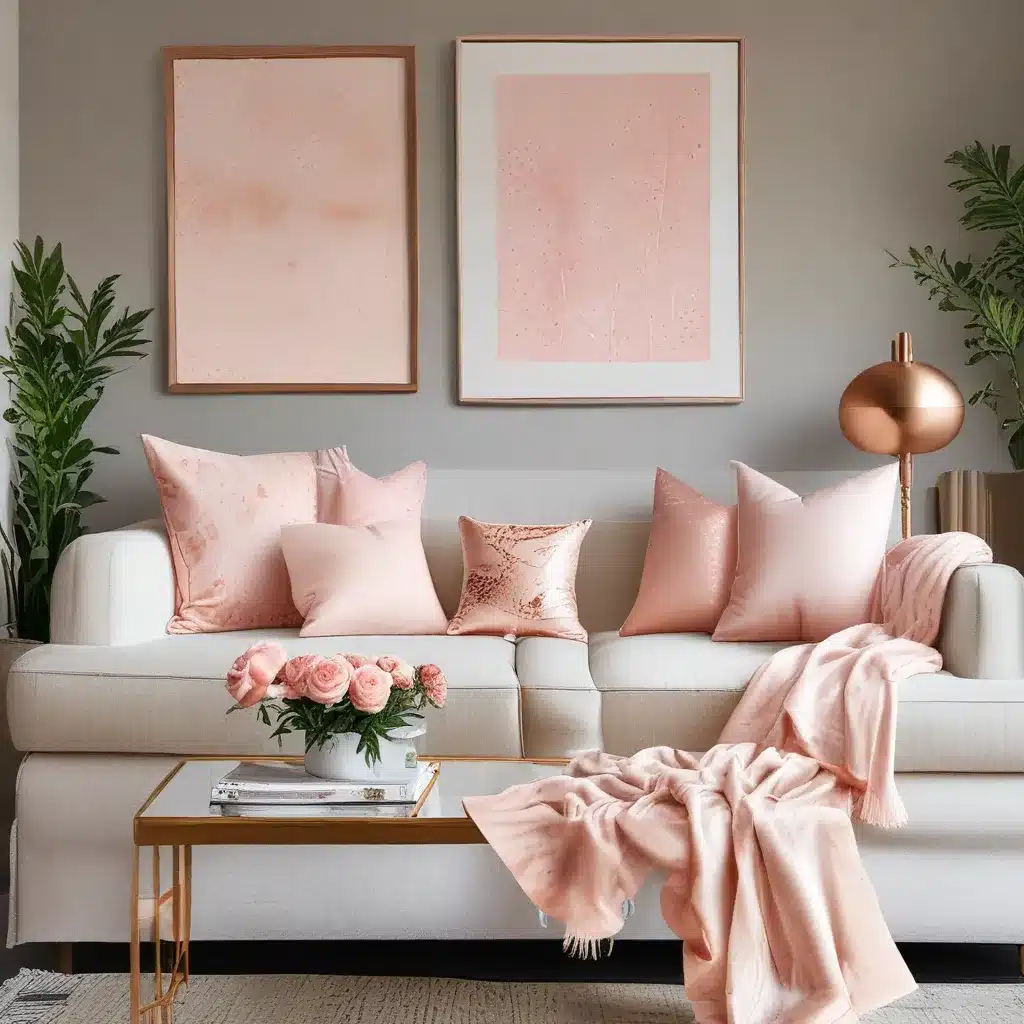 Infuse Your Home with Blush and Rose Gold Touches