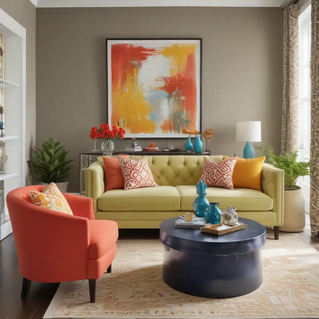 Introduce Striking Colors with Vibrant Accent Pieces