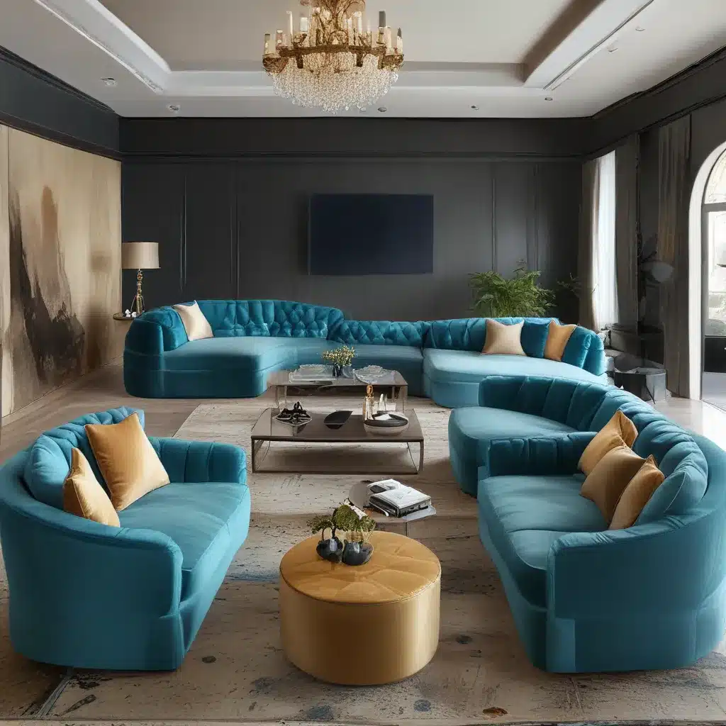 Lounge In Luxury With Plush Sofas And Chaises