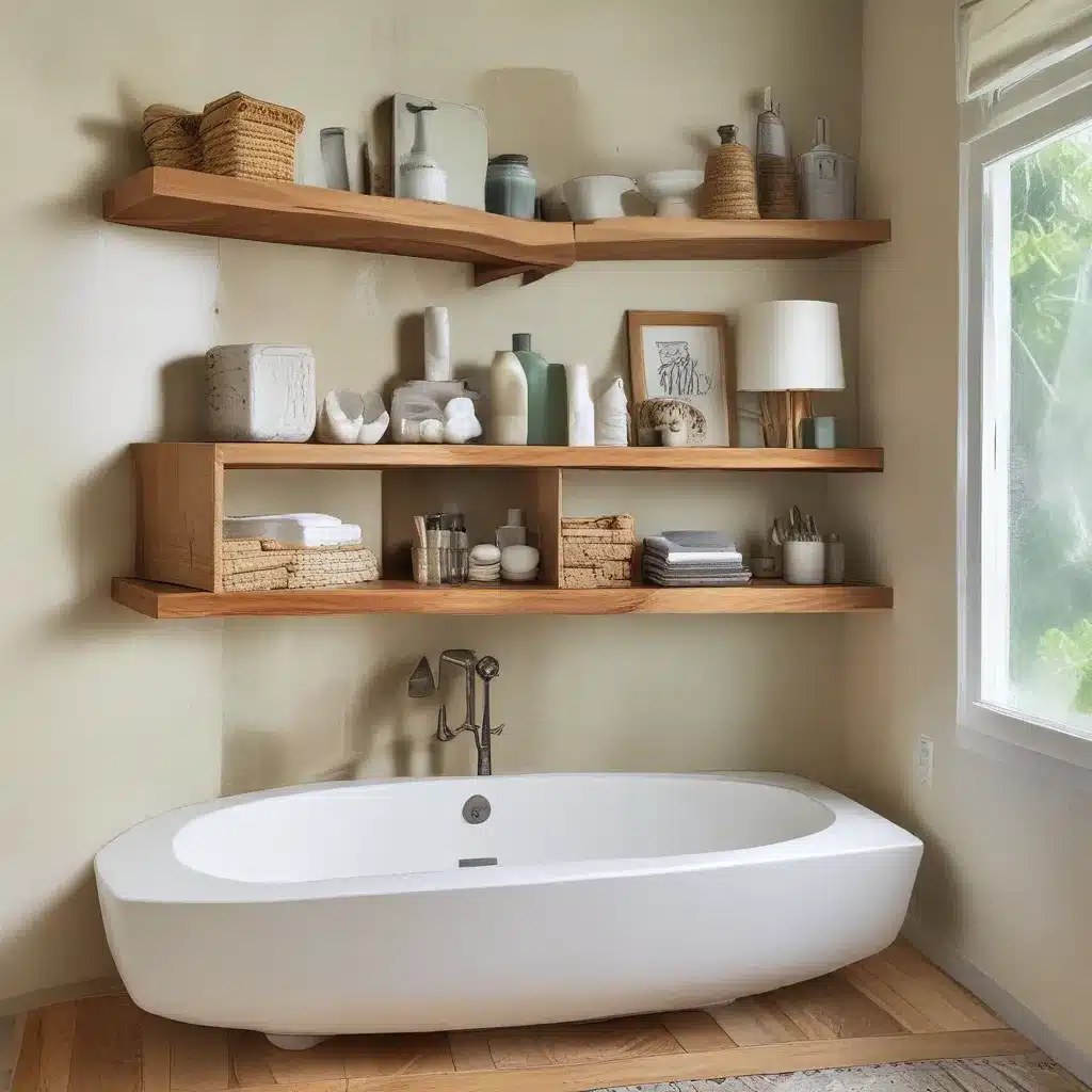 Make Open Shelving Work in Humid Baths