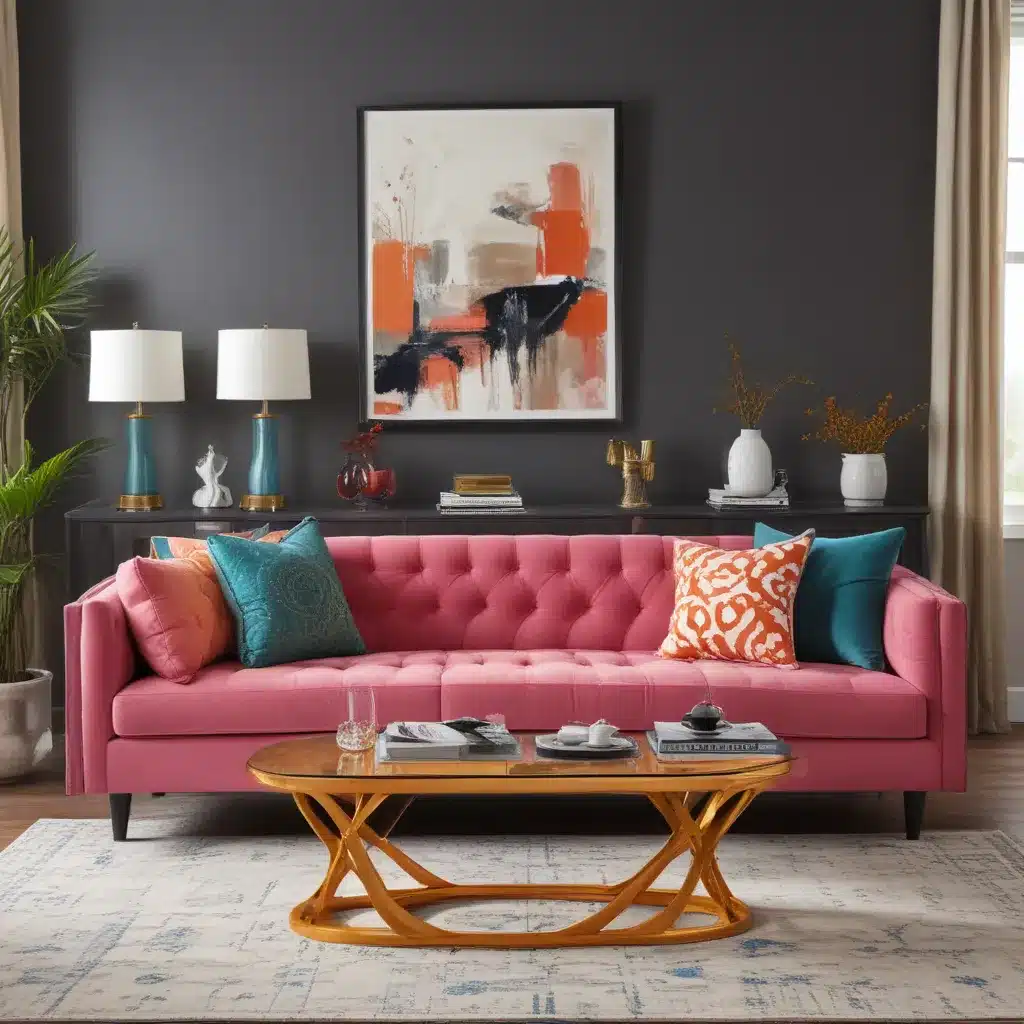 Make Your Sofa the Centerpiece withBold Styling