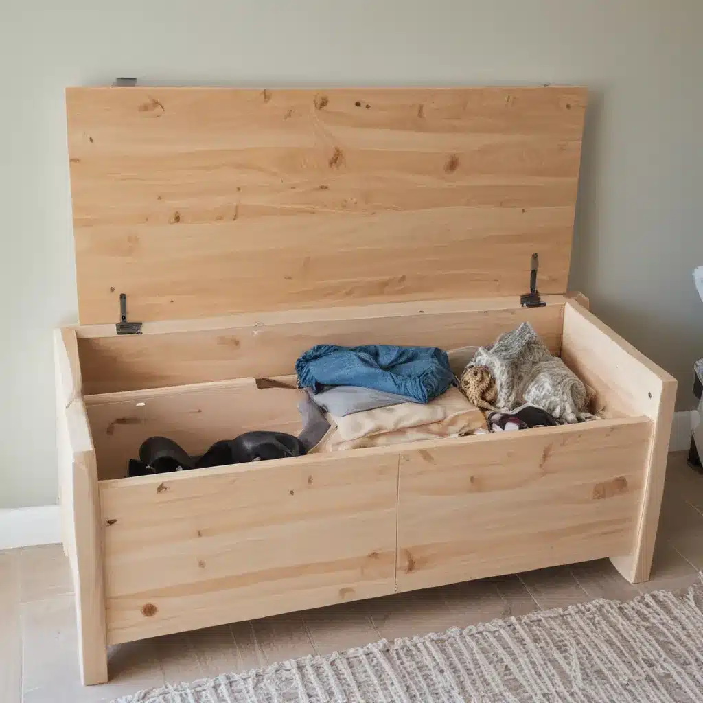 Make a Storage Bench for Extra Seating