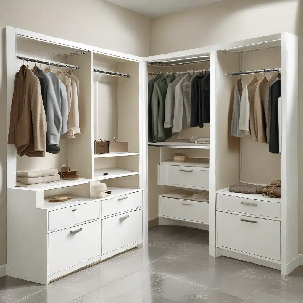 Makewalk-in Organization Out of Closetless Baths