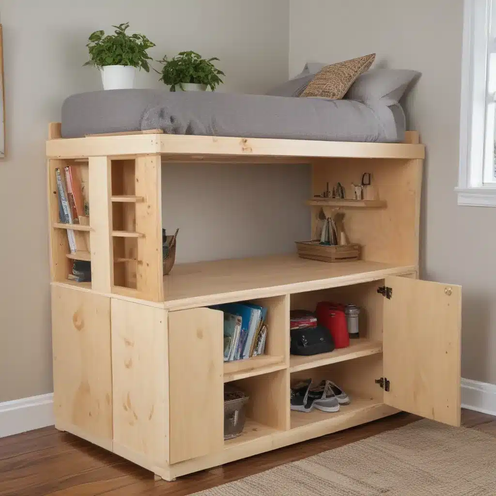 Maximize Small Spaces With Multi-Functional Furniture You Can Build