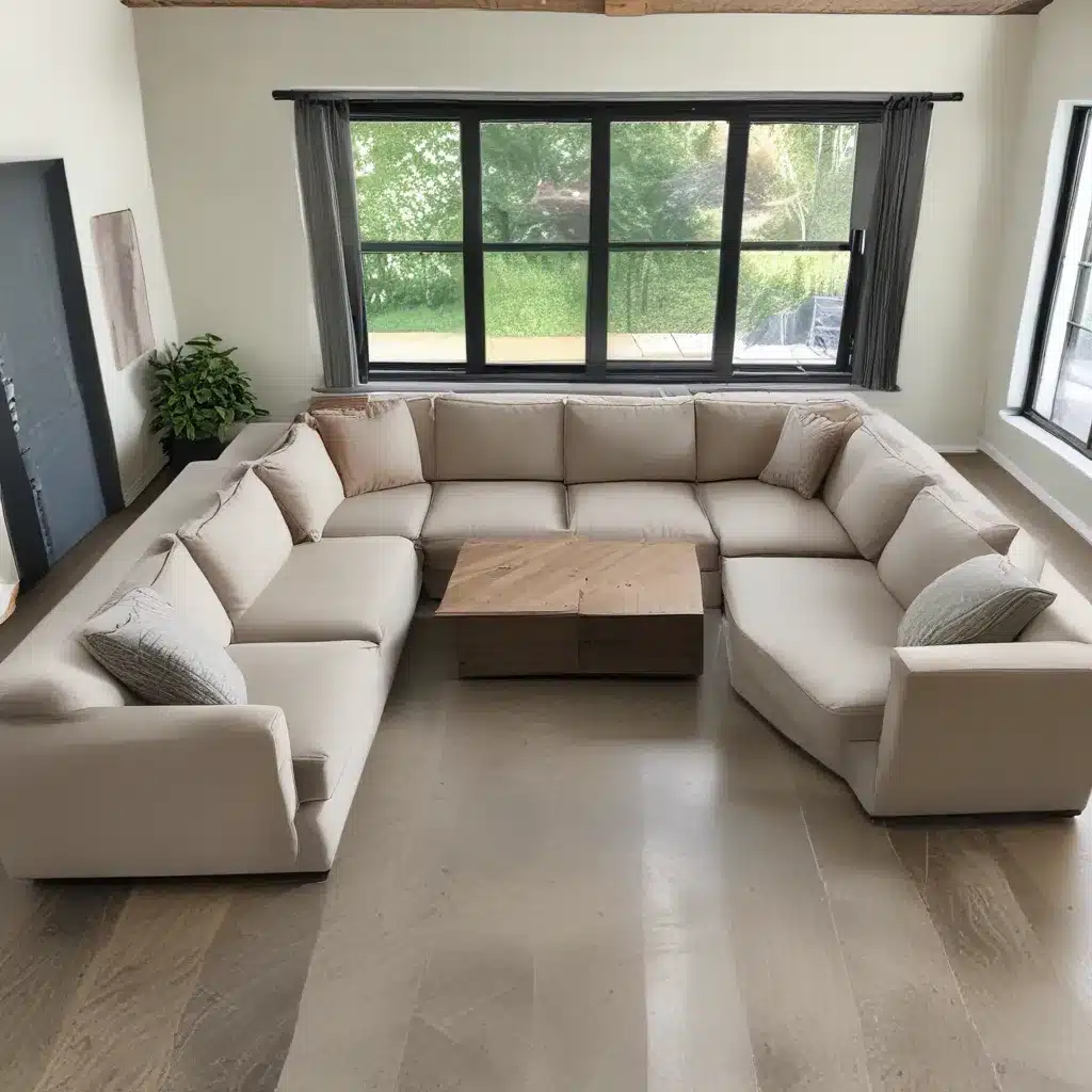 Maximize floor space with the perfect custom sectional