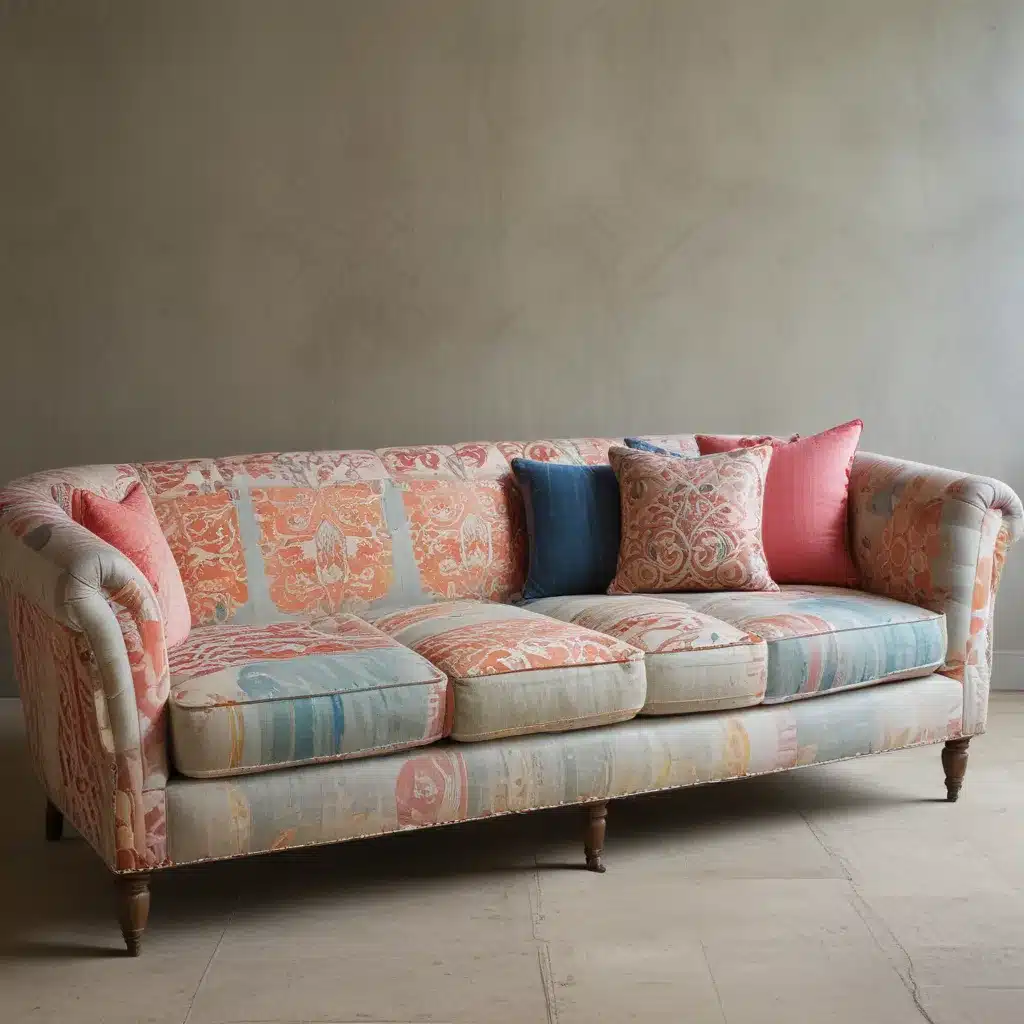 Mix and Match Fabrics for a One-of-a-Kind Sofa