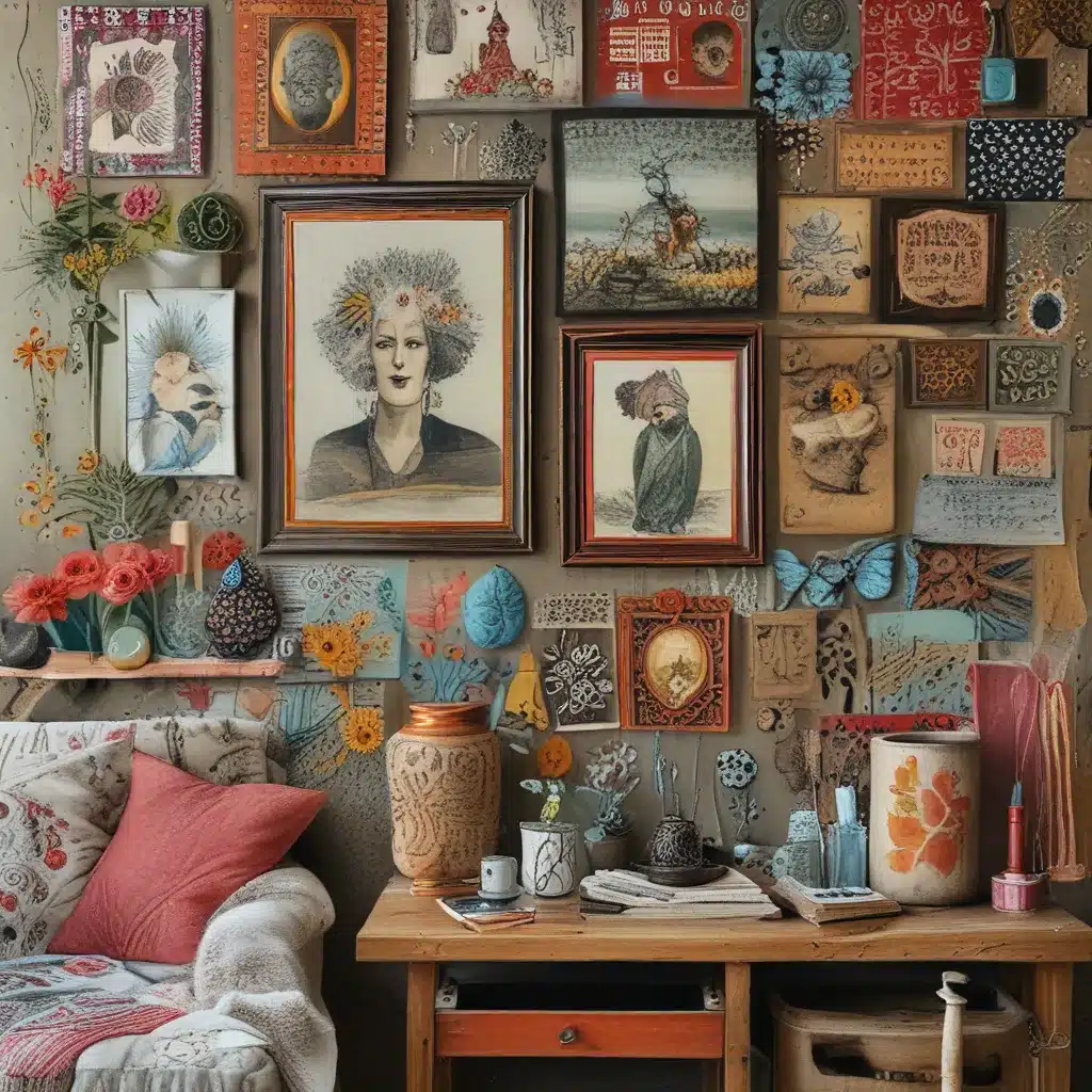 Mixed Media Materials Create Eclectic Style