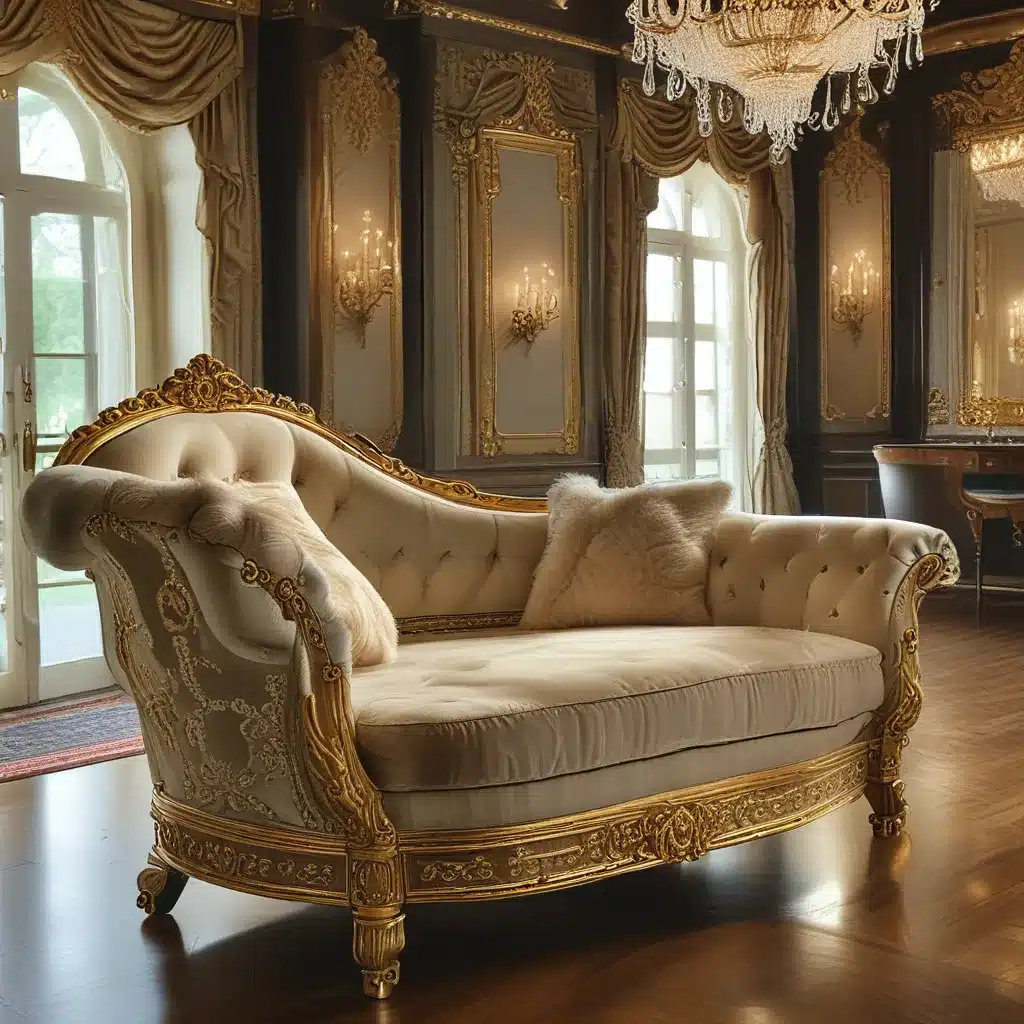 Palatial Opulence in a Custom Chaise