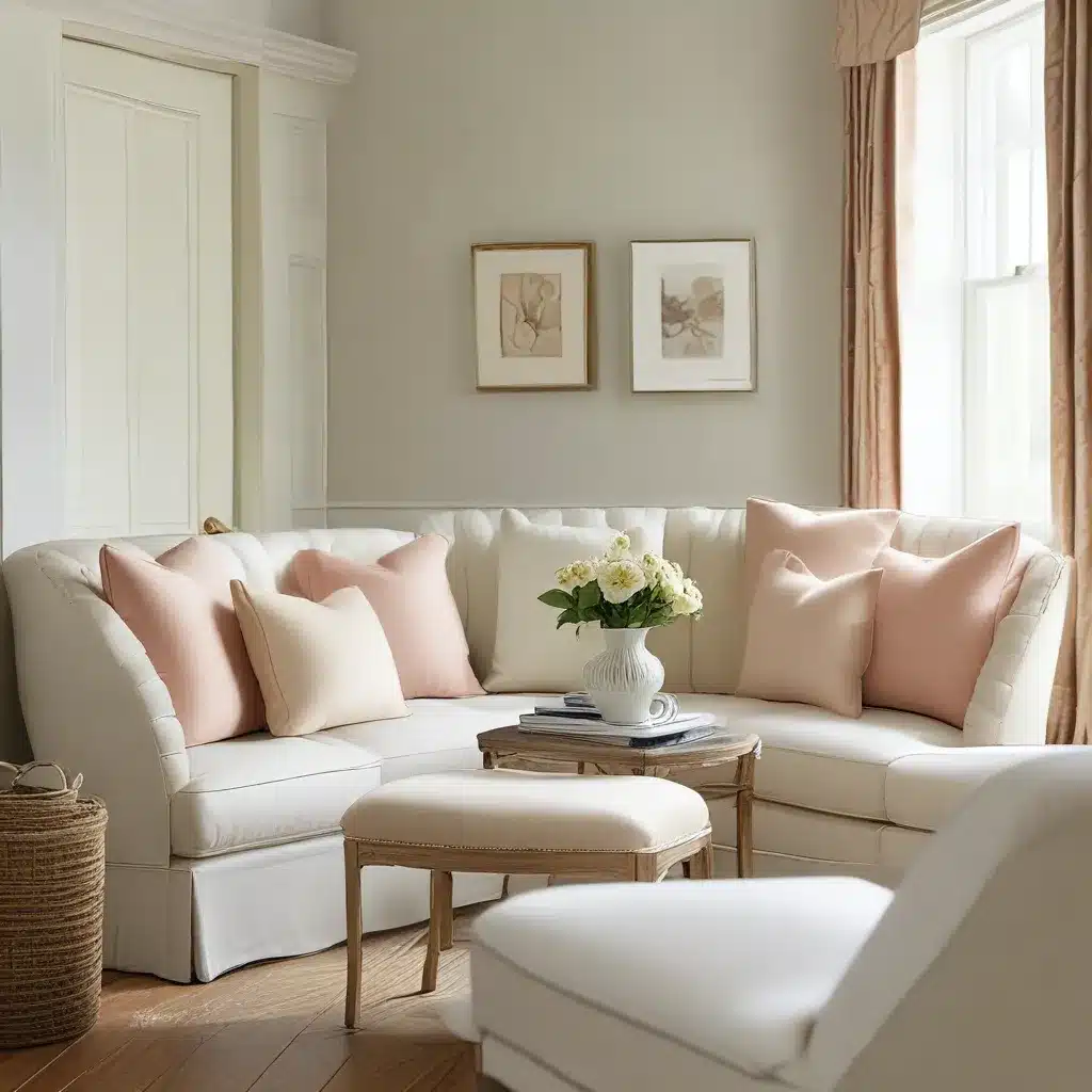 Petite Settees for Maximizing Seating in Tight Spaces