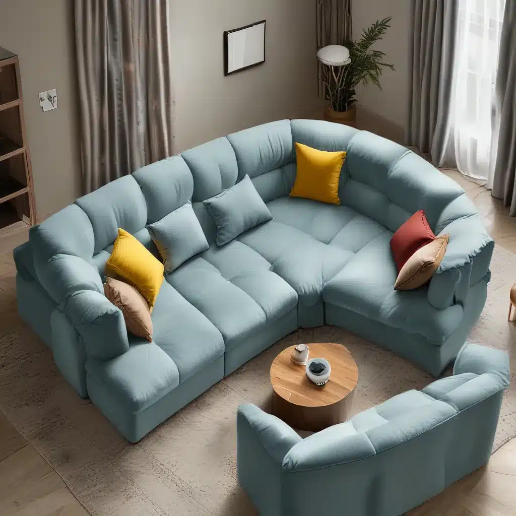 Plush U Shaped Sofas Unfold Comfort