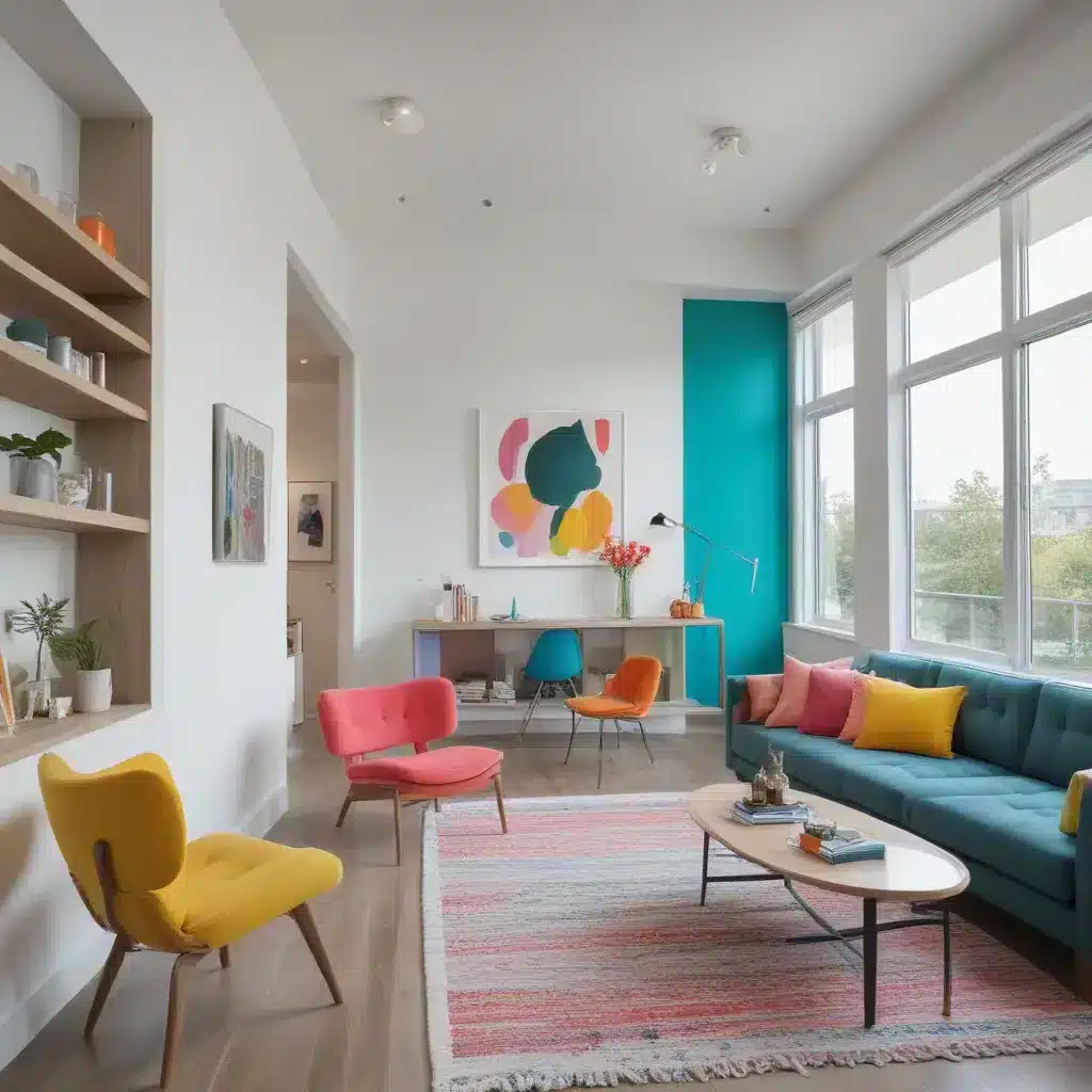 Pops of Color Enhance Modern Aesthetics