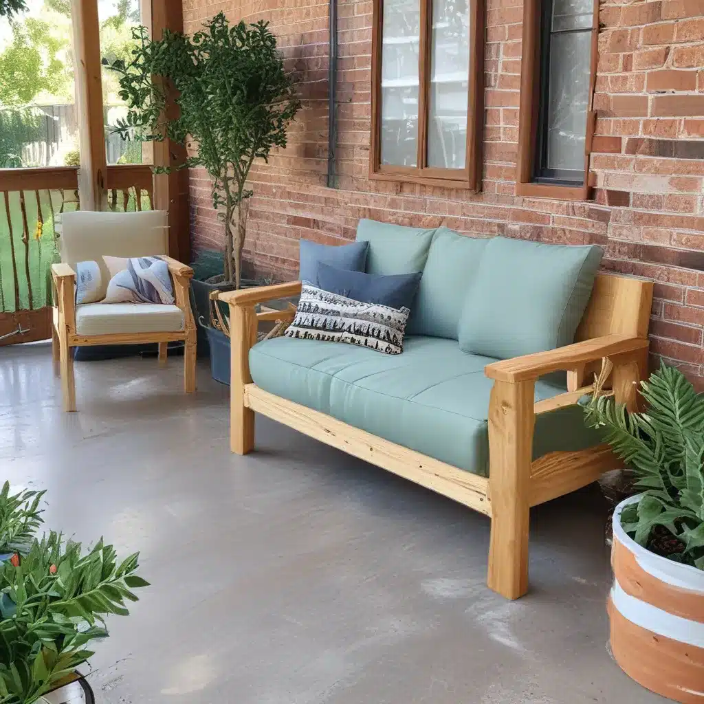 Refresh Your Porch with a DIY Outdoor Sofa