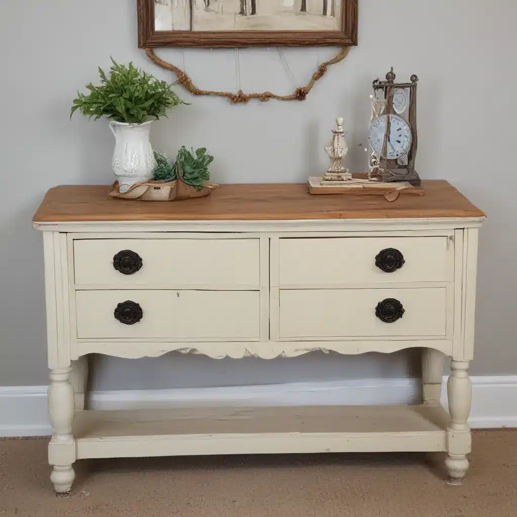 Reimagine an Old Dresser as a Sofa Table