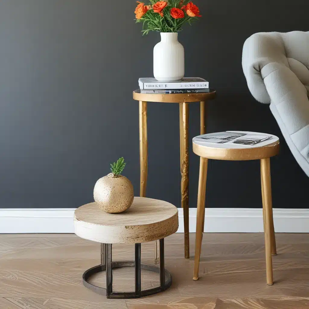 Repurpose Unexpected Items into Chic Side Tables