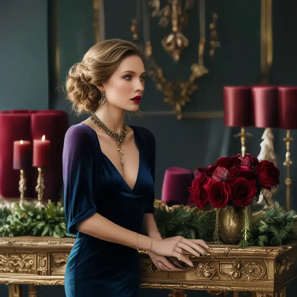Rich Jewel Tones and Velvets for Glamorous Holiday Style