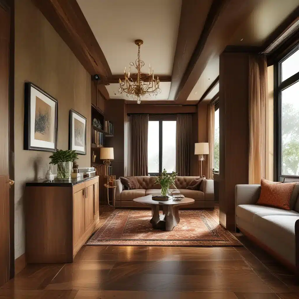 Rich Wood Tones Grounded Yet Luxe